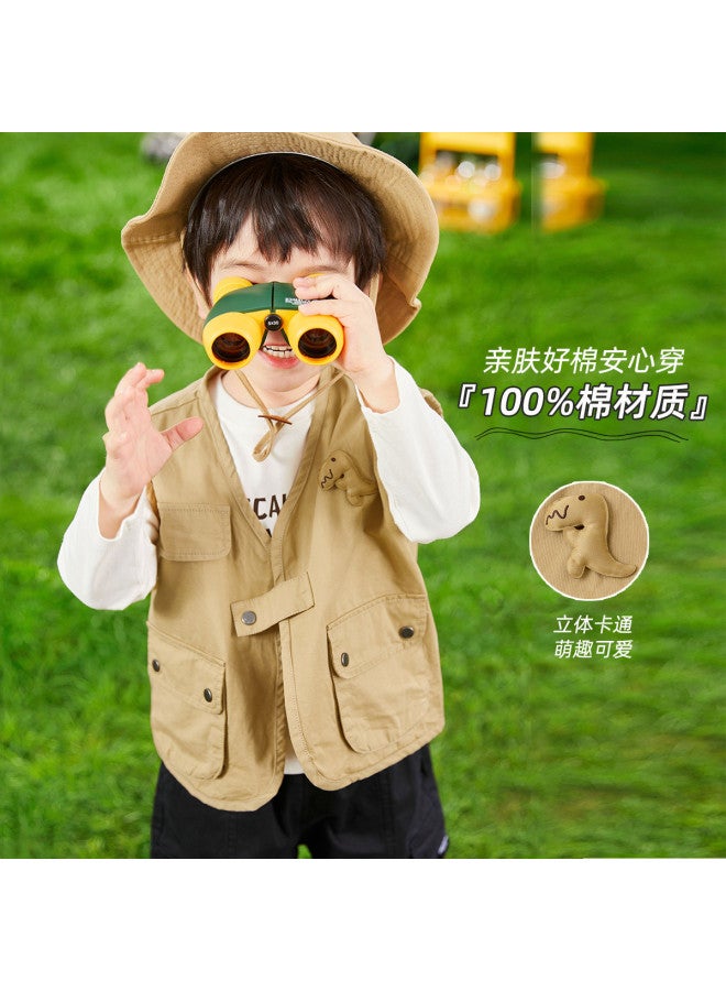 Doodle Home kids Vest - Autumn Girls' Vest, Stylish Boys' Sleeveless Jacket, Trendy Baby Top For Fall - Image 2