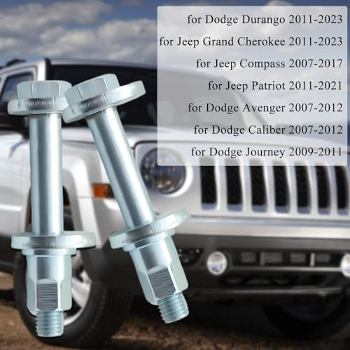 Atunee 2PCS Rear Toe Link Alignment Bolts for 2011-2014 Chrysler 200 Sebring, and Fit for Jeep Patriot Compass Grand Cherokee Replace 06508486AA 6508486AA - Image 5