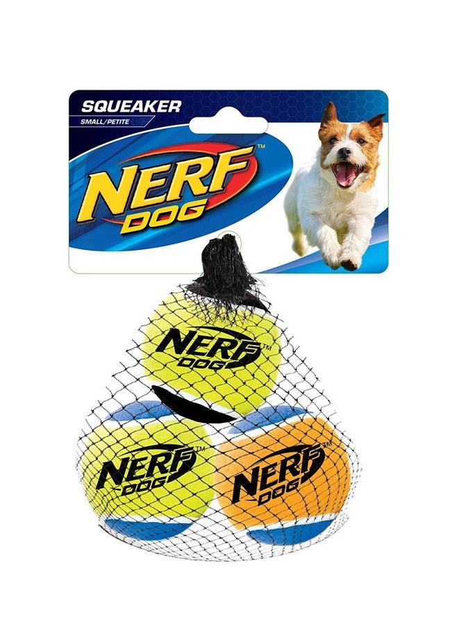 NERF DOG SQUEAKER TENNIS BALL - MEDIUM(PACK OF 3BALLS) - Image 1