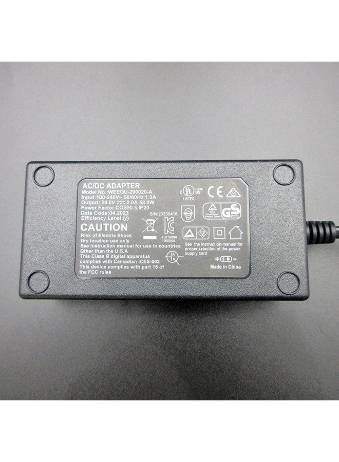 Loquat Applicable To The Family Chivas First Class Electric Massage Sofa 29V1.8A2A Power Cord Adapter Charger-Color:29V2A (Universal 29V1.8A/1.6A/1.5A) Is Not Equipped With Input Wire, Wire Length 15cm - Image 5