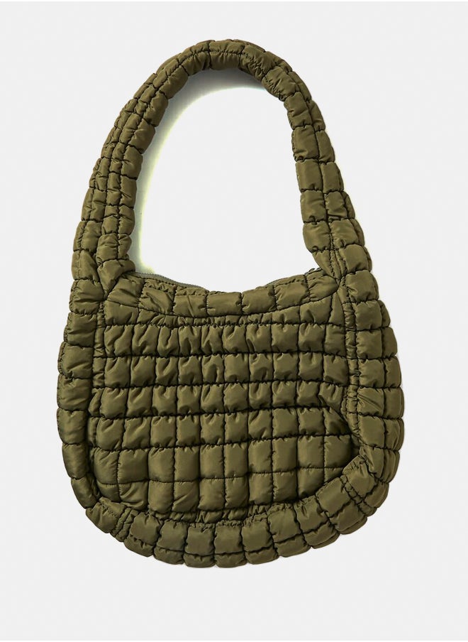 FOREVER 21 Quilted Puffer Tote Bag  - Image 1