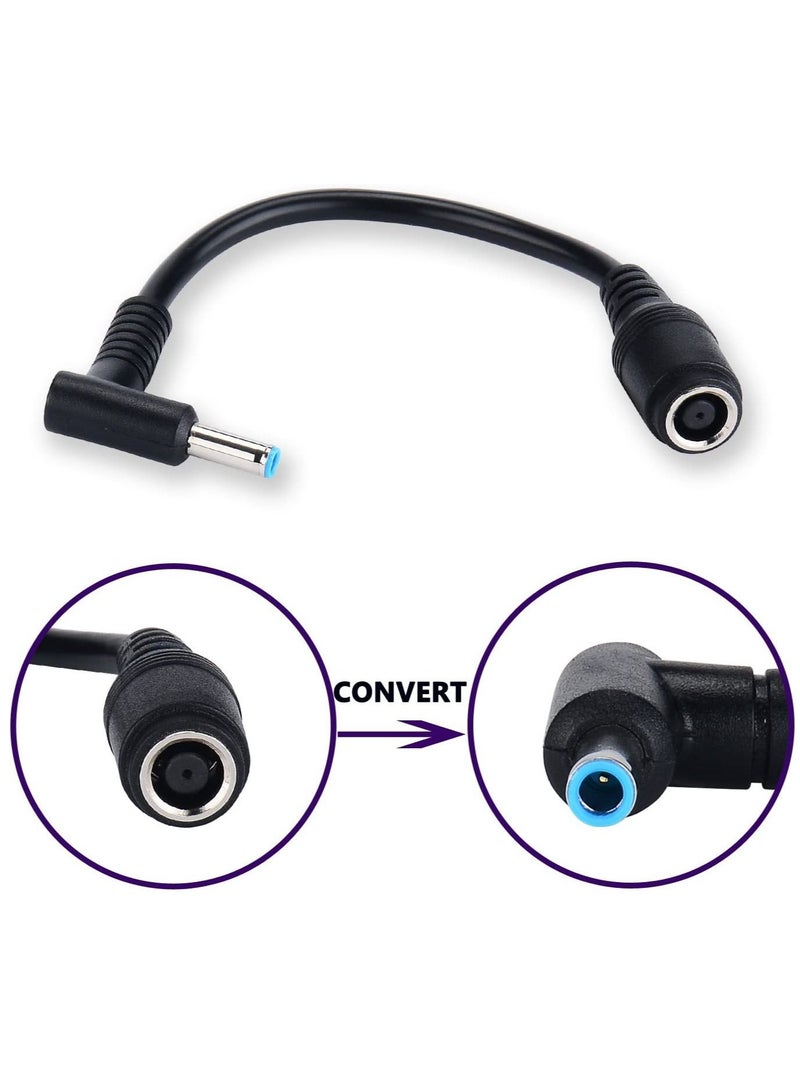 Ntech Adapter Power Supply 7.4x5.0mm to 4.5x3.0mm Tip Connector Converter for HP 1pack black - Image 5