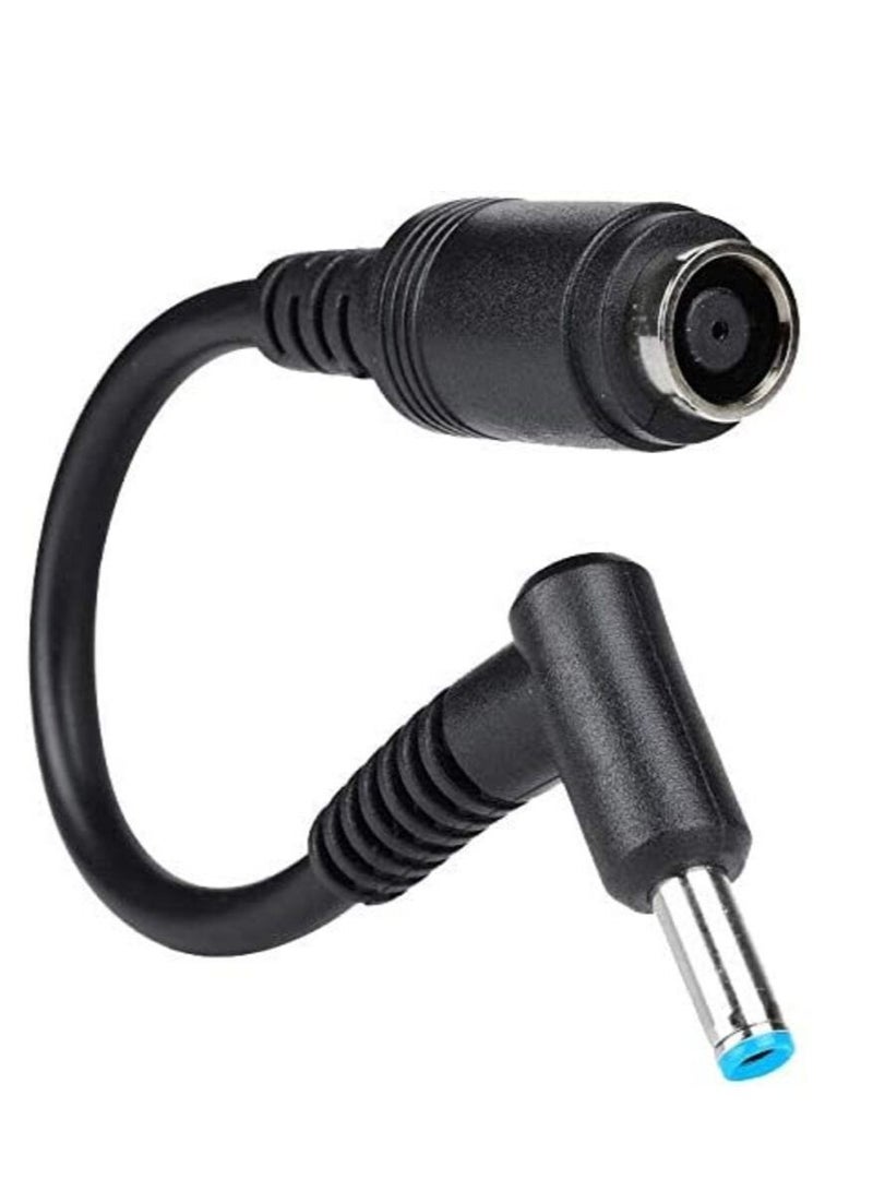 Ntech Adapter Power Supply 7.4x5.0mm to 4.5x3.0mm Tip Connector Converter for HP 1pack black - Image 1