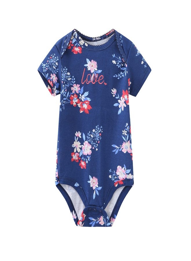 MAMIMAKA Baby Bodysuit Short Sleeve one-piece Newborn Baby Clothes for Boy and Girls, 0-3 Months - Image 2