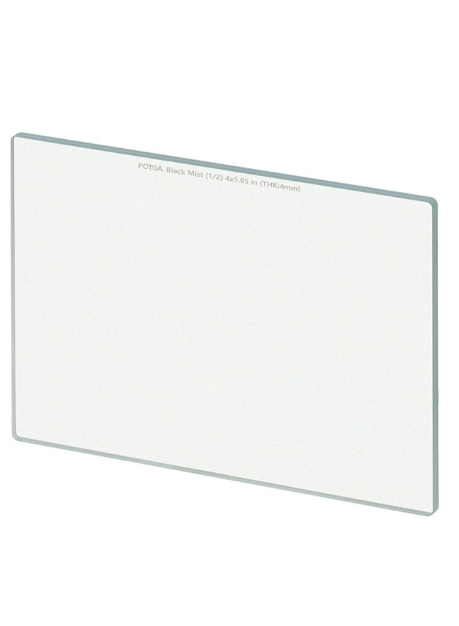 FOTGA 4X5.65 Square Black Soft Filter Soft Focus Mirror Portrait Hazy Mirror Soft Light Mirror Matte Mirror-Color:4X5.65 1/2 Black Soft  - Image 1