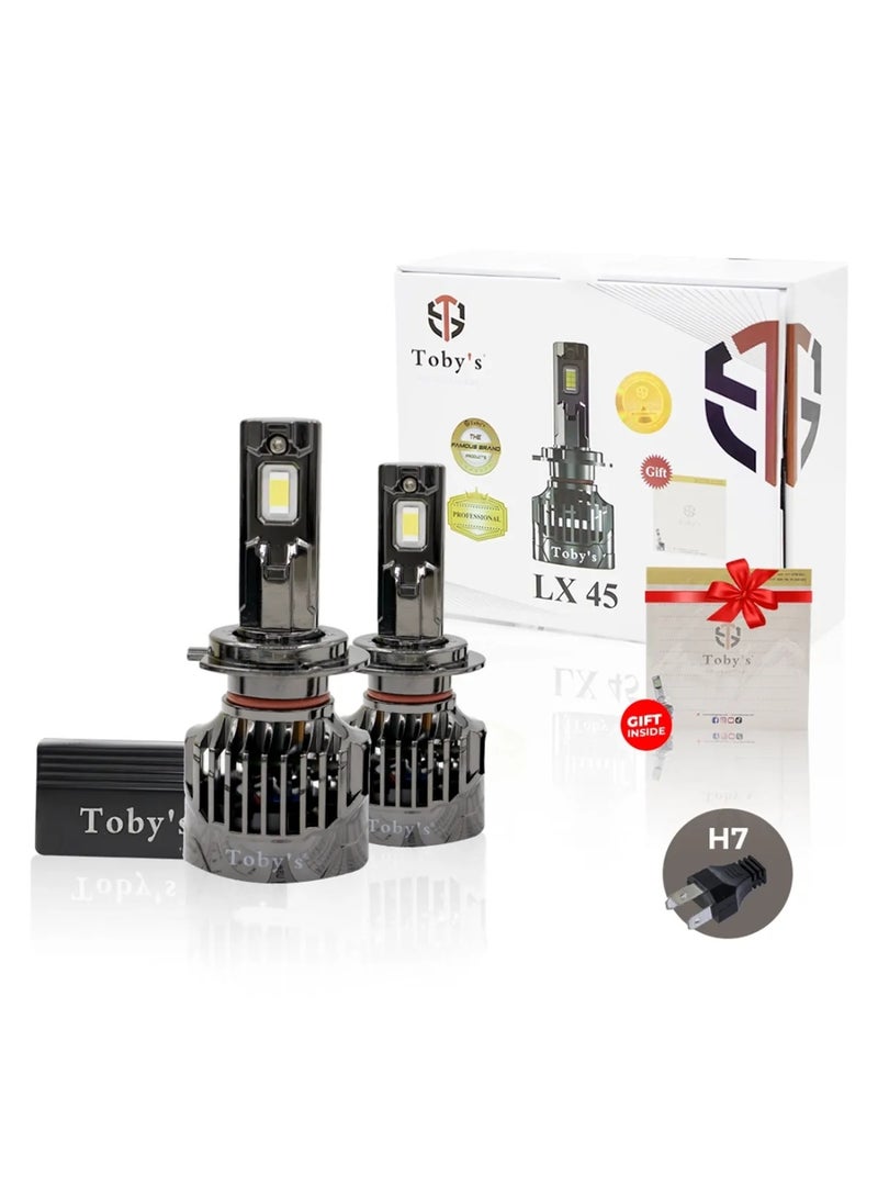 توبيز LX 45 قطعتين من مصابيح LED الأصلية للسيارة بقوة 45 وات/القطعة وقوة 4500 لومن/القطعة مع درجة حرارة لون 6500 كلفن -  LX45 L - H1 - Image 1