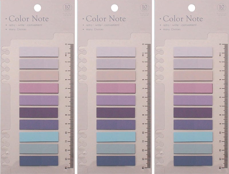 IMPRINT Purple Soft Tone Sticky Tabs | Book Tabs for Annotating Books, Reports | Transparent Sticky Index Tabs Page Markers Sticky Note Tabs Book Annotation Supplies | 600 Tabs - Image 1