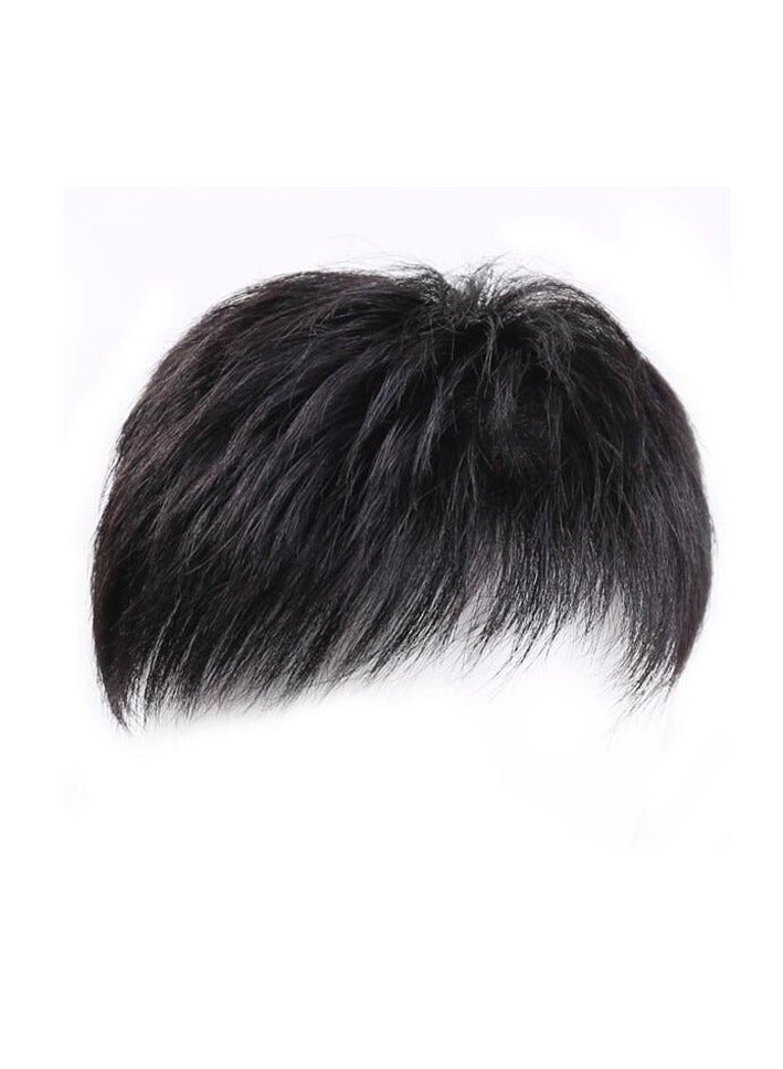 Nariele New Men's Head Replacement With Natural Breathable Simulated Hair - Image 1