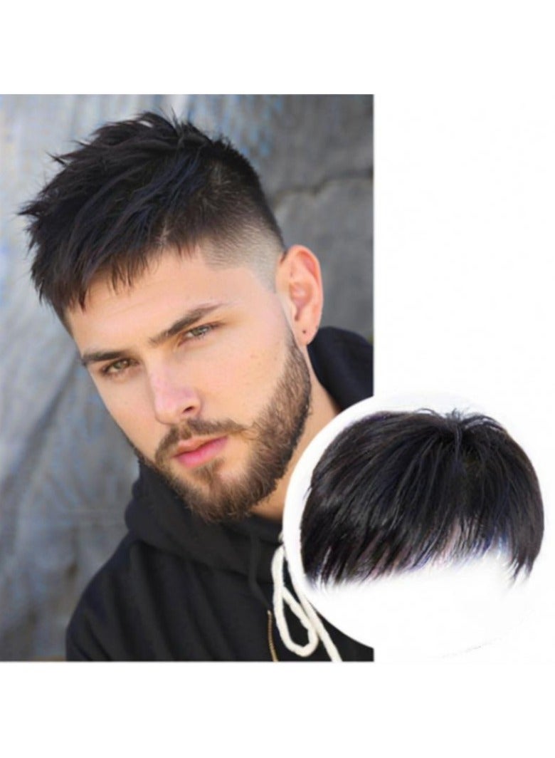 Nariele New Men's Head Replacement With Natural Breathable Simulated Hair - Image 2