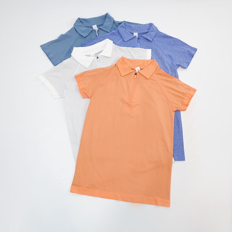 Women's Quick Dry Golf Yoga Polo Shirt - Image 2