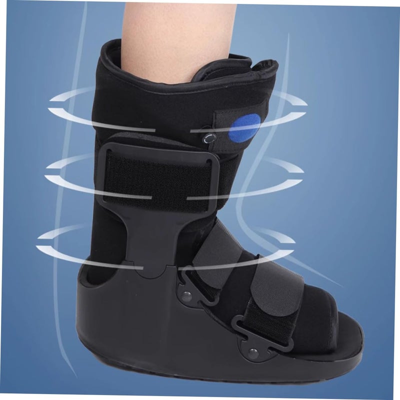 SOIMISS Ankle Stabilizing Shoe with Anti-rotation Walking Boot for Sprained Ankle Low-cut Medical Foot Protector for Post-surgery Adult - Image 4