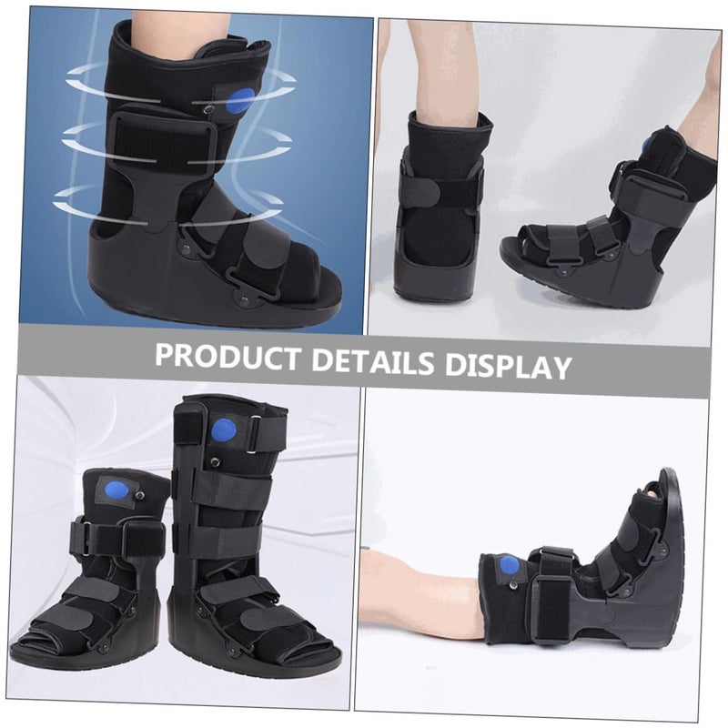 SOIMISS Ankle Stabilizing Shoe with Anti-rotation Walking Boot for Sprained Ankle Low-cut Medical Foot Protector for Post-surgery Adult - Image 3