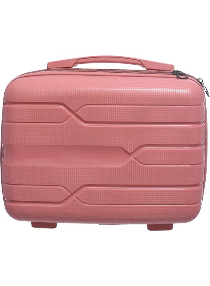 شنطة مكياج سيليكون كبيرة للسيدات – مقاس 14 بوصة – ضد الميّة وسهلة التنضيف – لون كشمير