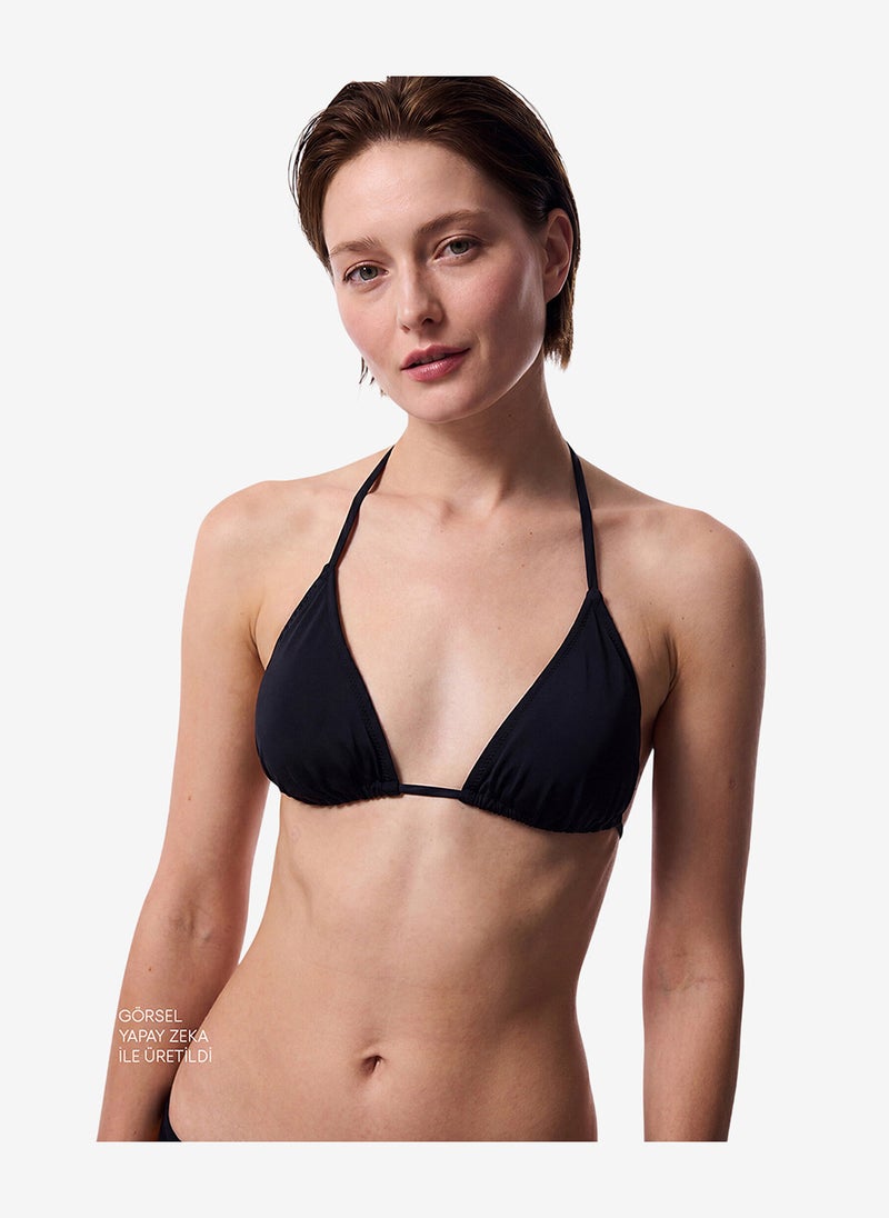Penti Women Triangle Black Bikini Top - Image 1