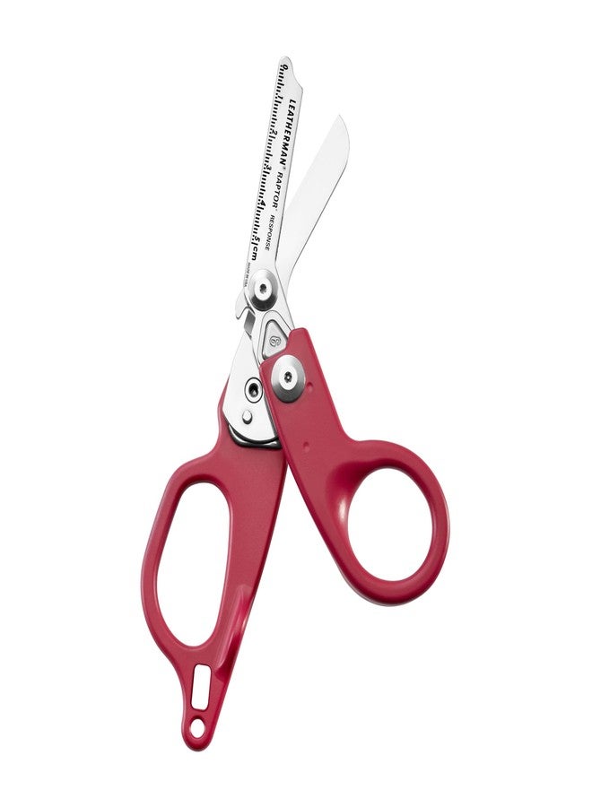 LEATHERMAN, Raptor Response Emergency Shears with Ring Cutter and Oxygen Tank Wrench, Made in the USA, Crimson - Image 1