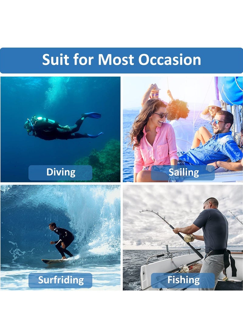 Y&D - Floating Cork Keyrings, 4 Pcs 53mm Floatable Wooden Ball Key Chain Water Buoyant Ring Lightweight Sports Accessories for Swimming Diving Fishing Canoeing Sailing Kayaking Marine Boat - Image 1