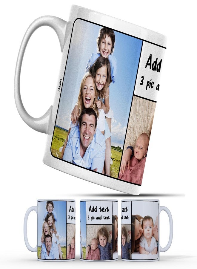MAGIOO Customizable Coffee Mug (312ML) Design Your Daily Sip! (3 pics and Text) - Image 1