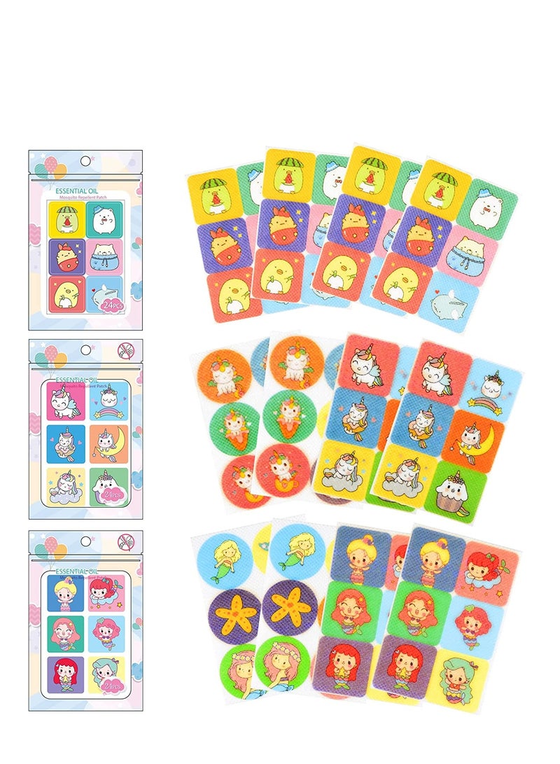 Zikra 72 Counts Mosquito Repellent Patches Mosquito Repellent Plasters Natural Insect Repellent Sticker for Kids Adults - Image 1