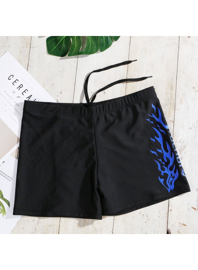 Generic Swimming Trunks Men's Adult Professional Quick-drying Swimming Trunks Fashion Boxer Loose High Elastic Swimsuit Equipment Men's Suit-Color:A902-Size:XL (recommended 45.00 Kg-60.00 Kg  - Image 2