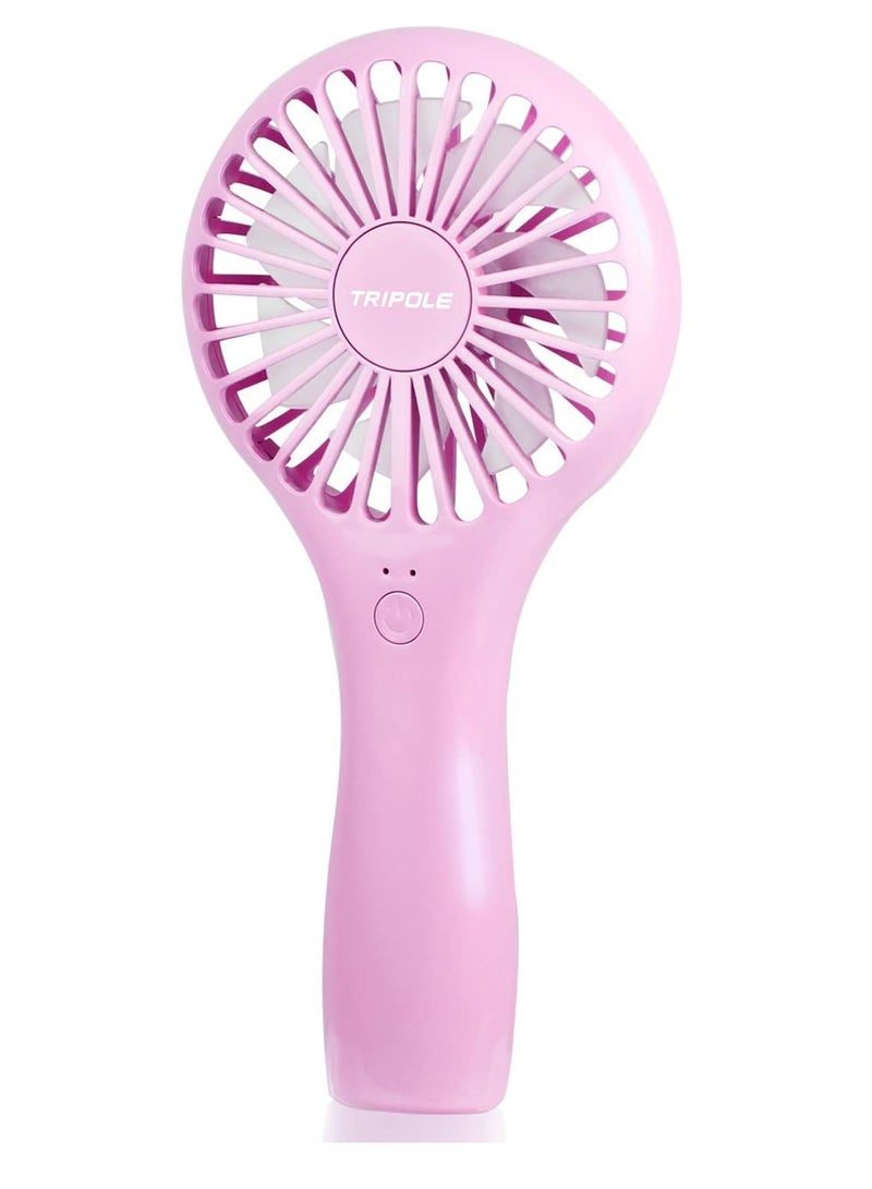 Captaintech Mini Fan Battery Operated Small Personal Portable Fan Speed Adjustable USB Rechargeable Fan for Kids Girls Women Men Home Office Indoor Outdoor Travelling - Image 1