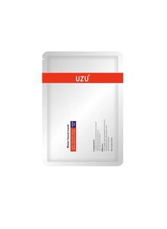 1 Pack of 5 Sheets UZU Water Facial Mask Moisturizing Mask Soothing Hydrating Firming Lifting Facial Mask 30ml 5