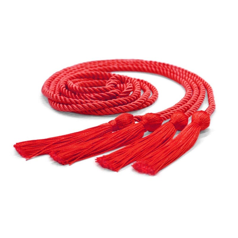 Endea Graduation Double Honor Cord Red