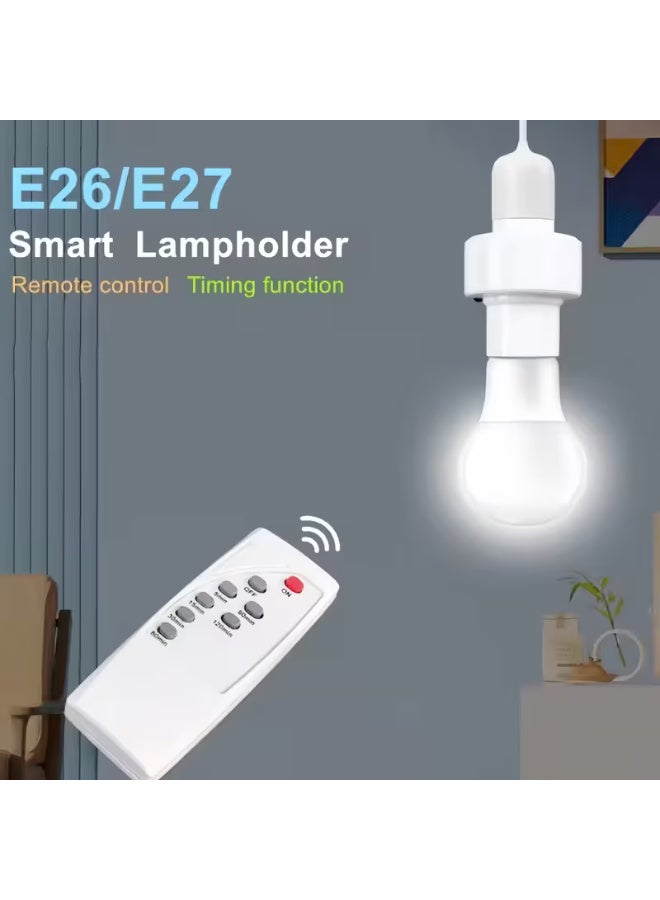 E27 Socket Infrared Smart LED Lamp Holder with Timer, Color-Changing Feature, And Easy Installation for Home Illumination - Image 3