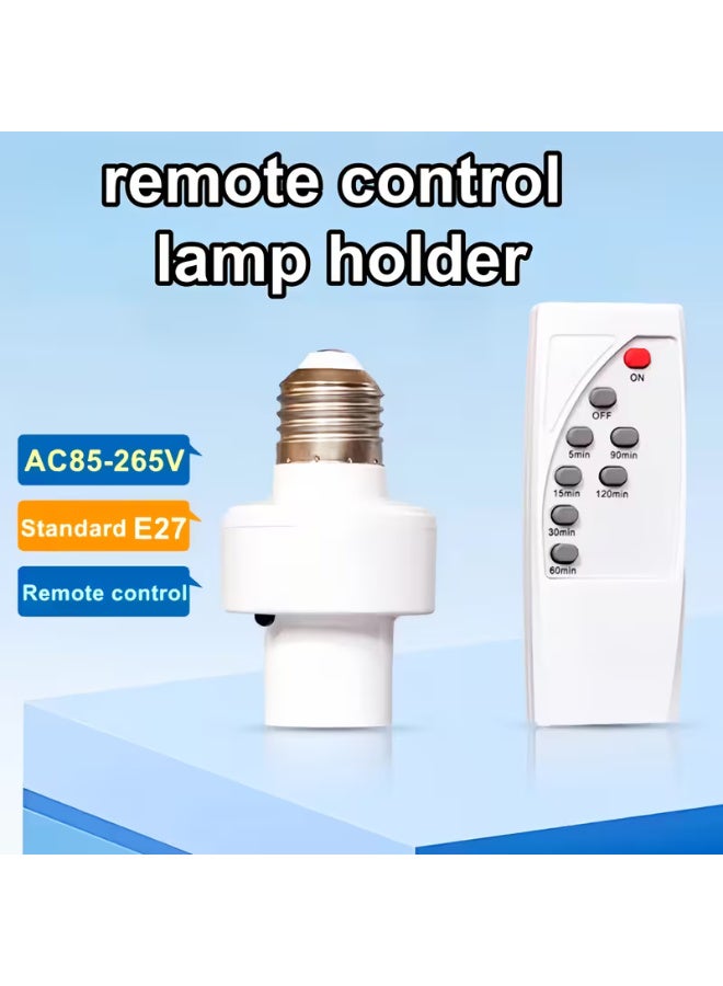 E27 Socket Infrared Smart LED Lamp Holder with Timer, Color-Changing Feature, And Easy Installation for Home Illumination - Image 4