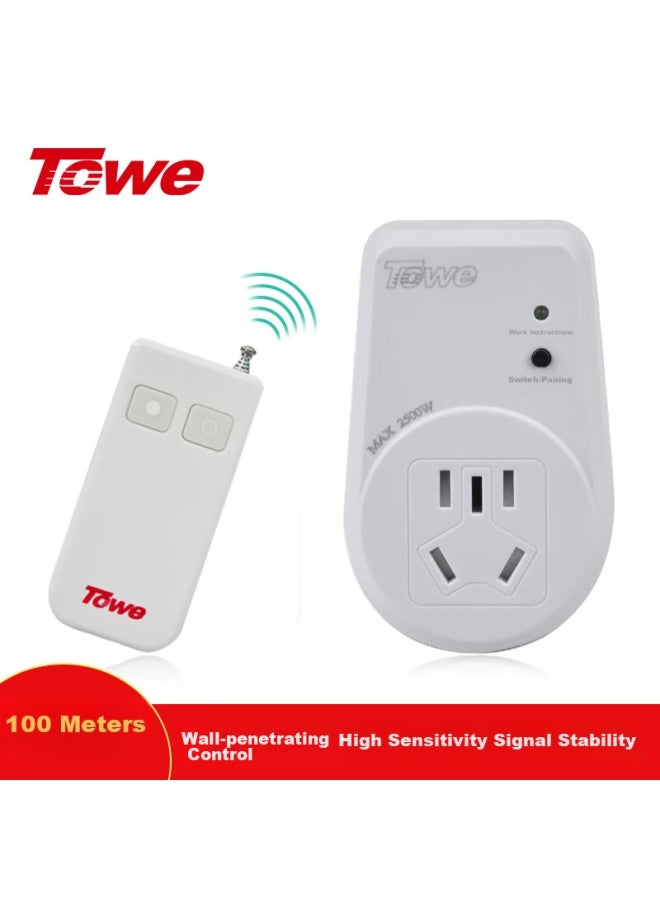 Towe Wireless Wall-penetrating Remote Control Socket, Multi-functional Smart Remote Control Socket For Home Use Ap-ws101 - Image 2