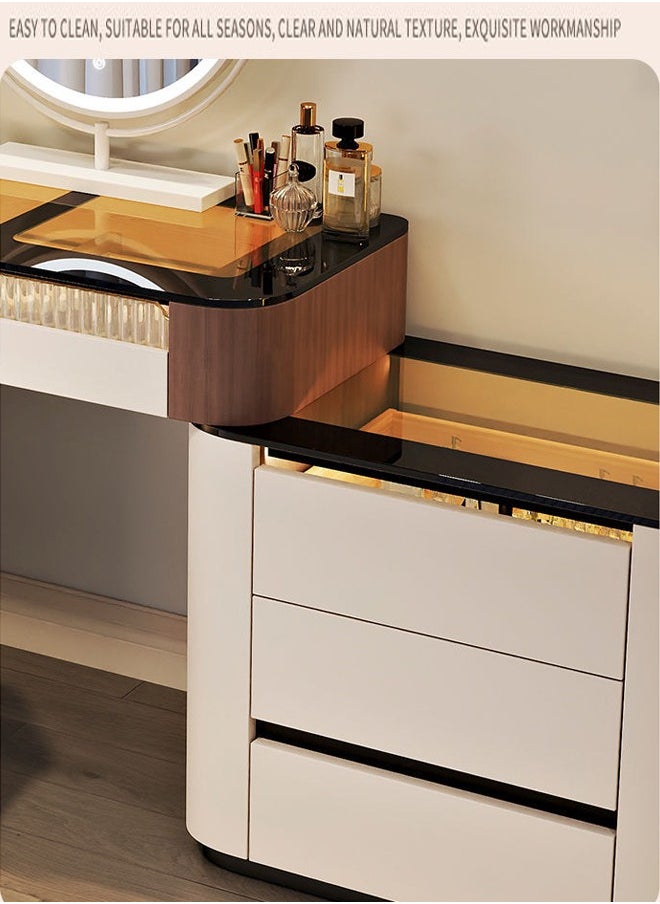 NKX - Elegant and Efficient Smart Dressing Table for Contemporary Living Spaces with LED Mirror - Image 1