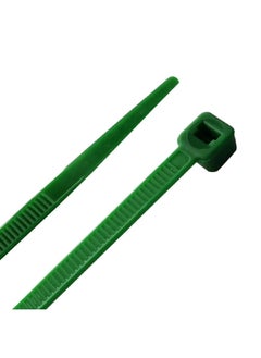 Home Plus 100-Piece Self-Locking High-Quality Weather Resistant Cable Ties Green 8 Inch LH-S-300-12-GN  - Image 2