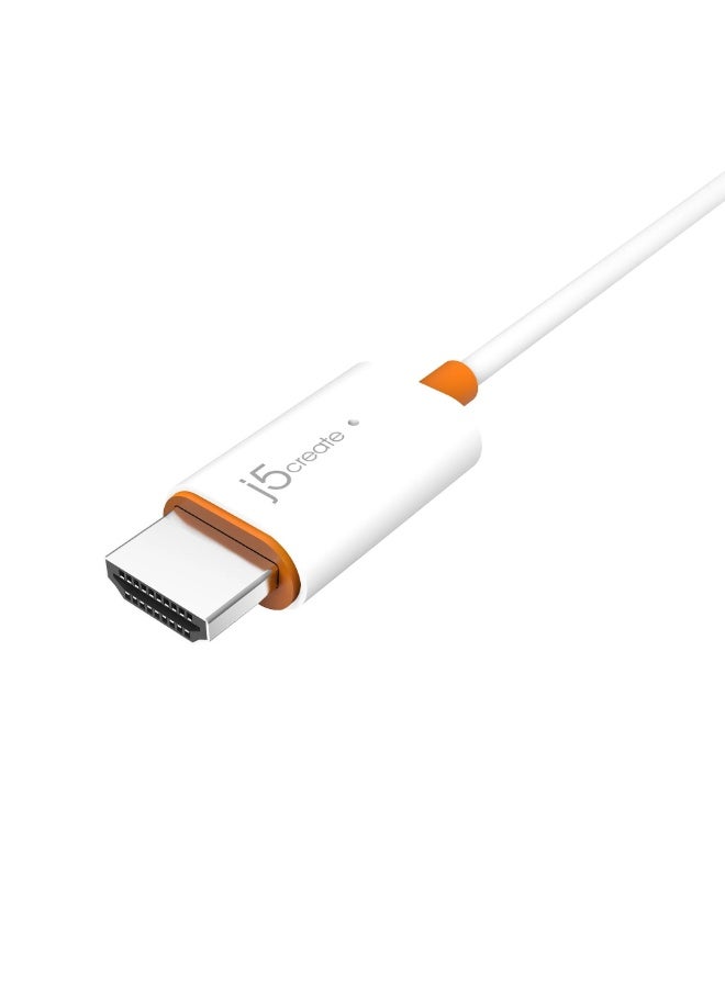 j5create ScreenCast HDMI Wireless Display Adapter Receiver - Mirror Phone, Tablet, Laptop to HDTV - Compatible with MiraCast, AirPlay, Android, Windows 10 PC, iOS, iPhone, Tablet -JVAW56 - Image 4