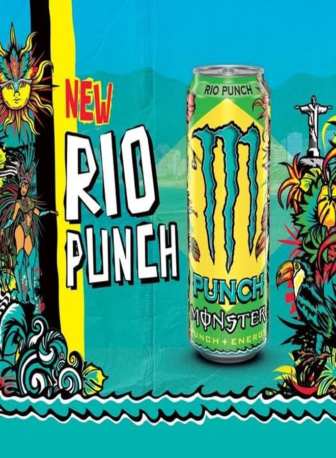 SFU E Com Monster Energy Rio Punch + Energy | Imported Energy Drink | 500ml Can - Image 2