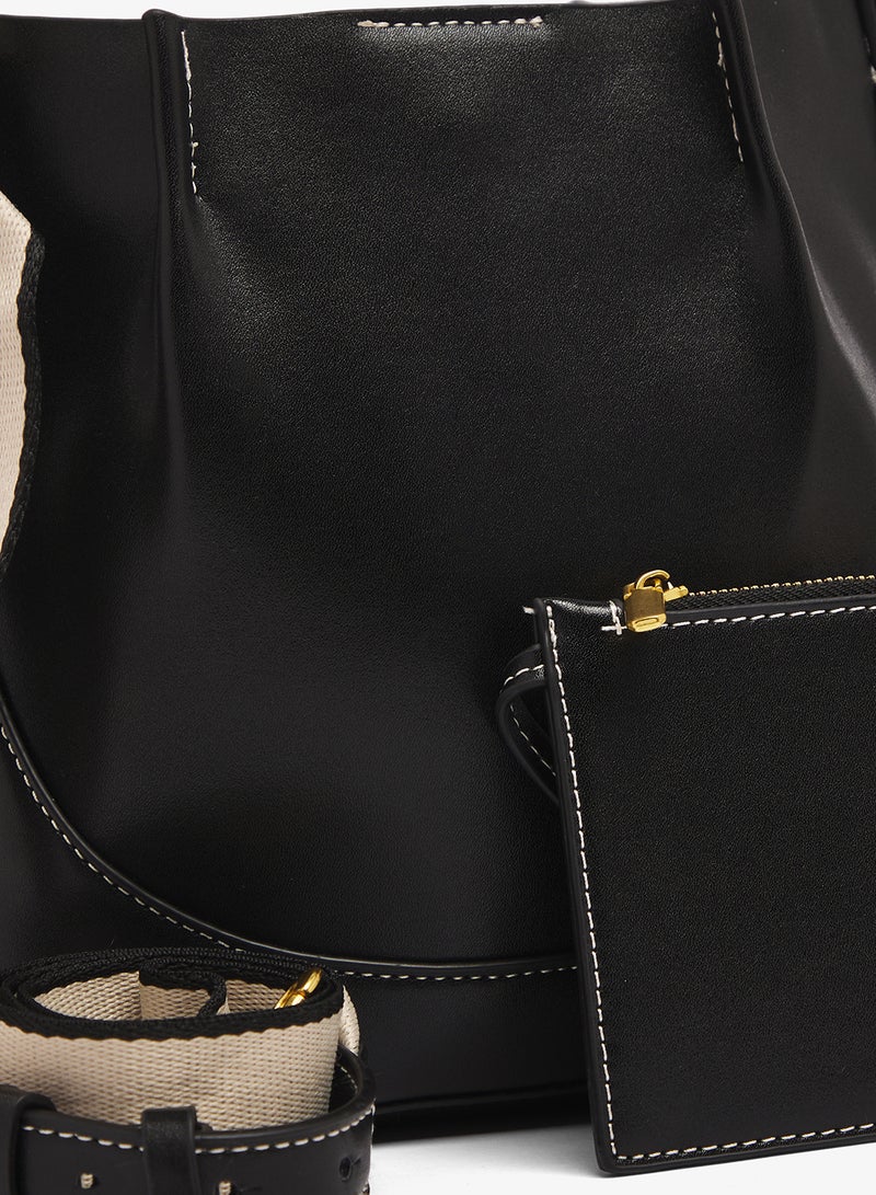 ايلا حقيبة دلو بلمسة ذهبية - Image 4