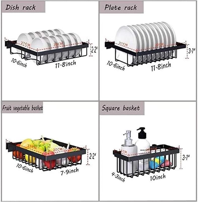 Harmony Home Stainless Steel Dish Drying Rack Over Sink – Kitchen Drainer, Utensils Holder & Storage Shelf for Kitchen Supplies - Image 4