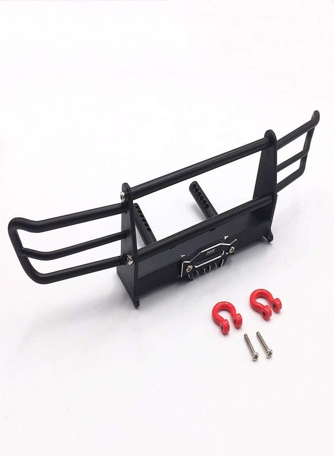 KYX مصد أمامي معدني من KYX Racing لسيارات التحكم عن بعد TRX-4 SCX10 II بمقياس 1/10 - Image 1