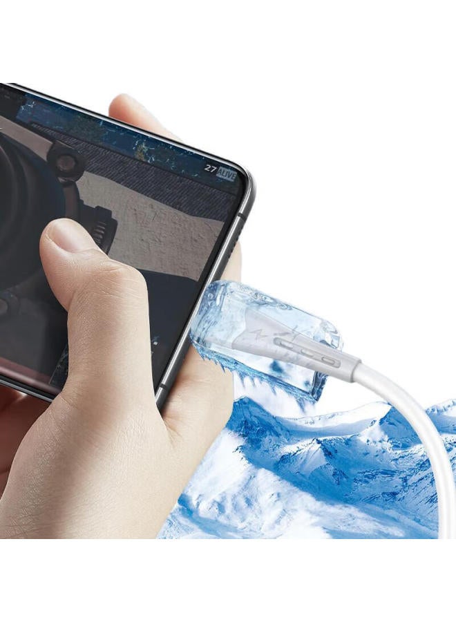 Lingchen Data Cable Three-In 6A Fast Charging 66W Charger Suitable For Apple Iphone14/Type-C Android Phones, Multi-Functional Three-In Head Car Charger Lc-568 - Image 3