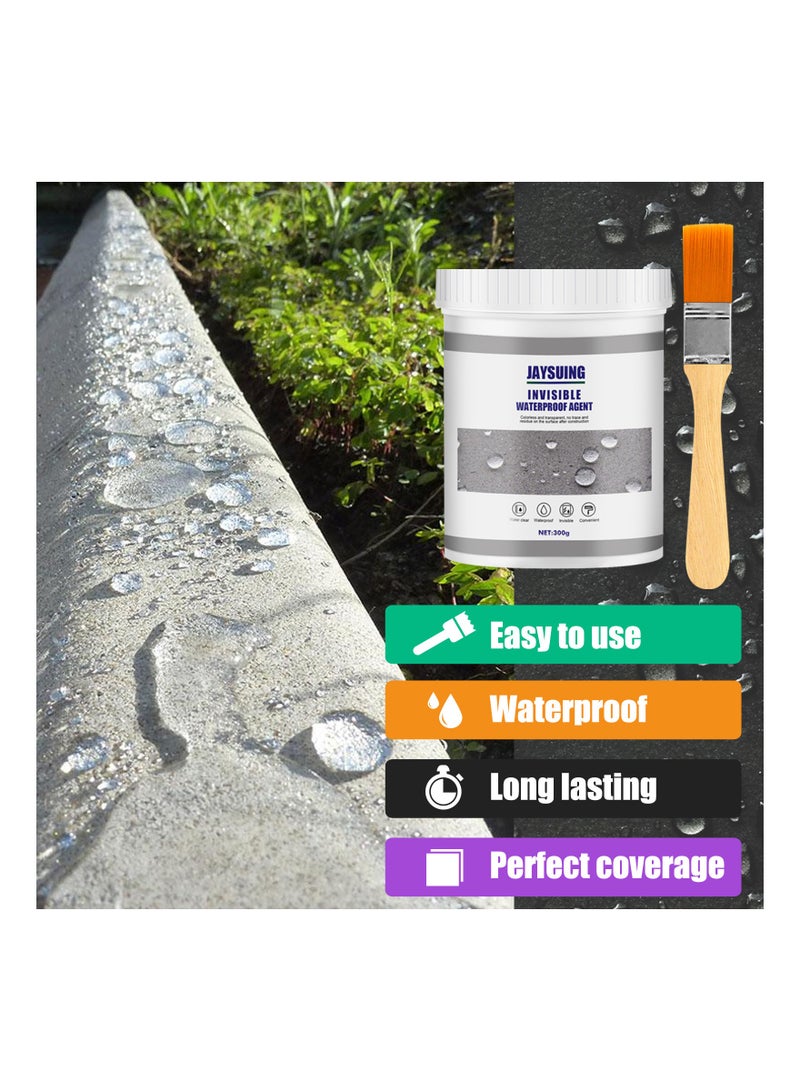 Jaysuing Invisible Waterproof Agent  Waterproof Sealant  Used For Cracks And Leaks Super Strong Waterproof Sealing Coating 100g - Image 3