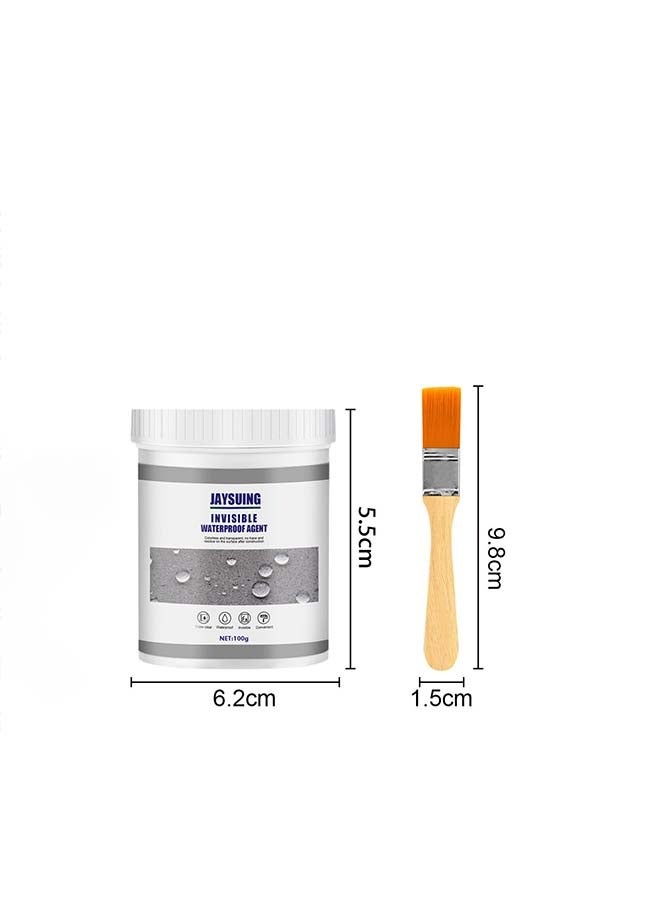 Jaysuing Invisible Waterproof Agent  Waterproof Sealant  Used For Cracks And Leaks Super Strong Waterproof Sealing Coating 100g - Image 2