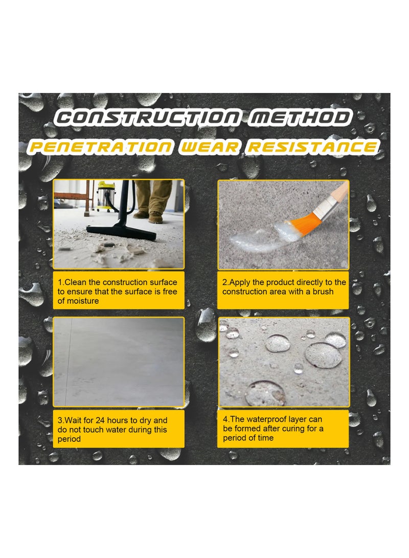 Jaysuing Invisible Waterproof Agent  Waterproof Sealant  Used For Cracks And Leaks Super Strong Waterproof Sealing Coating 100g - Image 5