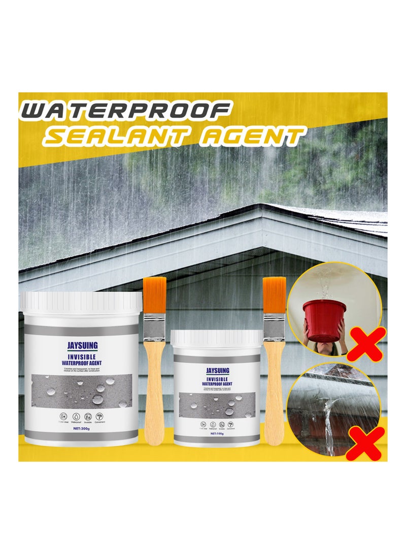 Jaysuing Invisible Waterproof Agent  Waterproof Sealant  Used For Cracks And Leaks Super Strong Waterproof Sealing Coating 100g - Image 4