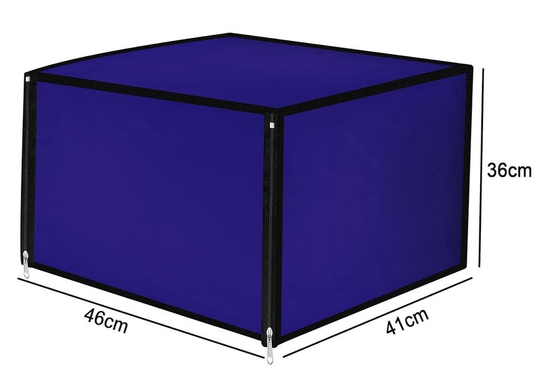 Vintage Pro Vintage Pro Microwave Oven Cover Suitable for All Major Brands for Size 41X46X36CMS Ink Blue - Image 5