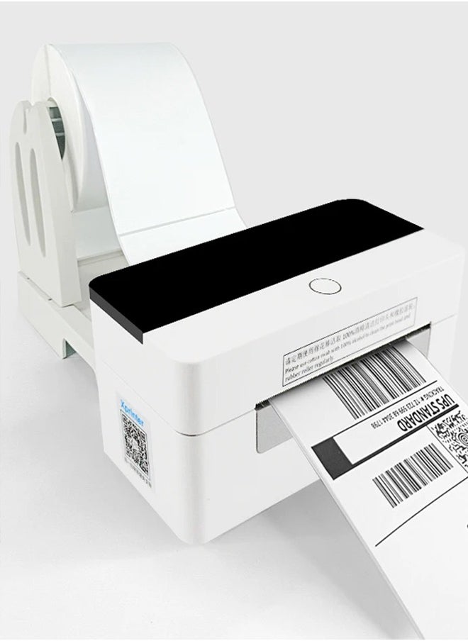 Xprinter Thermal Sticker Barcode Printer High-Speed 110mm with Free Label Holder, Compatible with FBA Labels and Various Shipping Companies, No Ink Required.  - Image 1