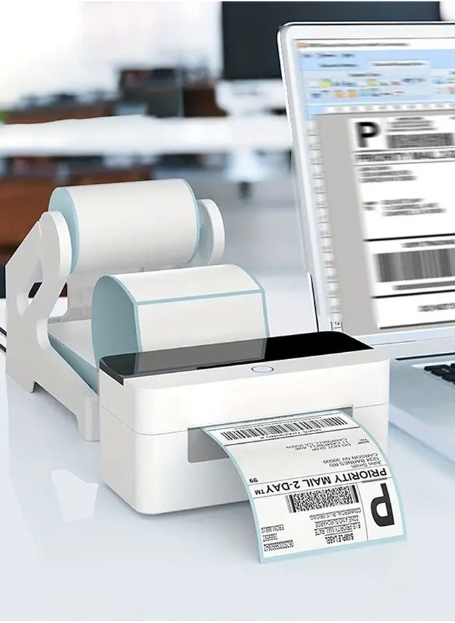 Xprinter Thermal Sticker Barcode Printer High-Speed 110mm with Free Label Holder, Compatible with FBA Labels and Various Shipping Companies, No Ink Required.  - Image 3