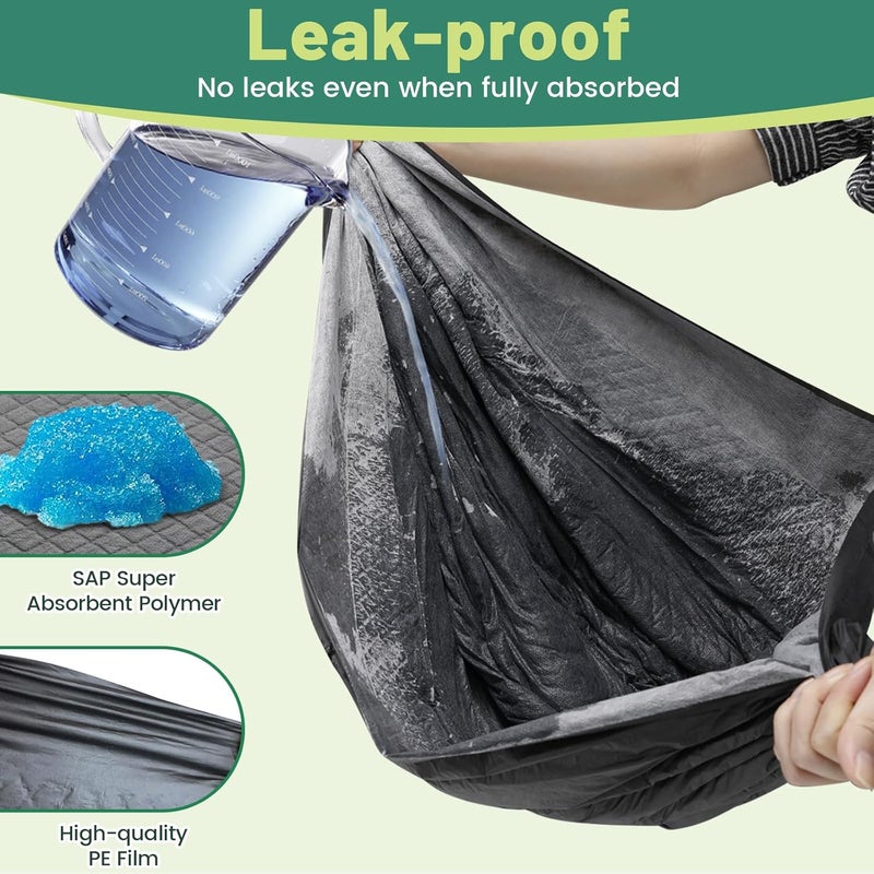 Gimars XL 28"x34" 6-Layer Ultra Abolsorbent Charcoal Pee Pads for Dogs, Leak-Proof Carbon Dog Puppy Pads, Odor-Control & Quick Dry Dog Training Pads 30 Counts - Image 4