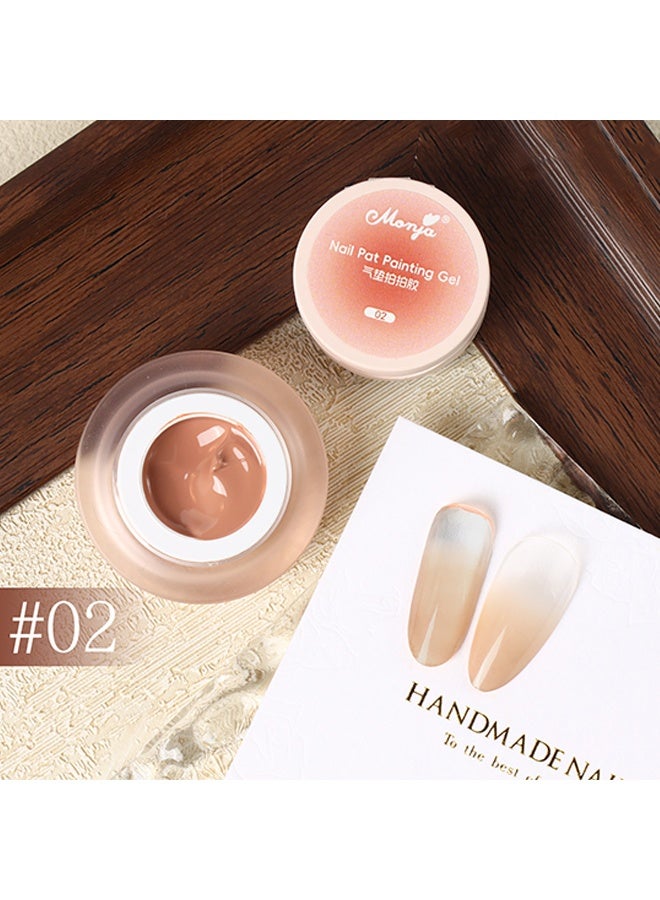 مونچا جل طلاء أظافر نايل بات، مجموعة طلاء أظافر جيل أومبري تحتوي على 20 إسفنجة وقلم مسك، جل الطلاء بتقنية UV LED، مجموعة فنون أظافر متدرجة وملونة تدوم طويلاً ومناسبة للمبتدئين، للاستخدام المنزلي والصالونات #02 - Image 2