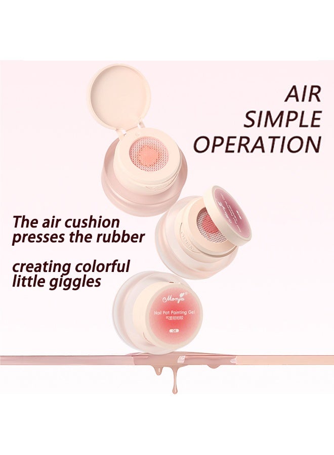 مونچا جل طلاء أظافر نايل بات، مجموعة طلاء أظافر جيل أومبري تحتوي على 20 إسفنجة وقلم مسك، جل الطلاء بتقنية UV LED، مجموعة فنون أظافر متدرجة وملونة تدوم طويلاً ومناسبة للمبتدئين، للاستخدام المنزلي والصالونات #02 - Image 4