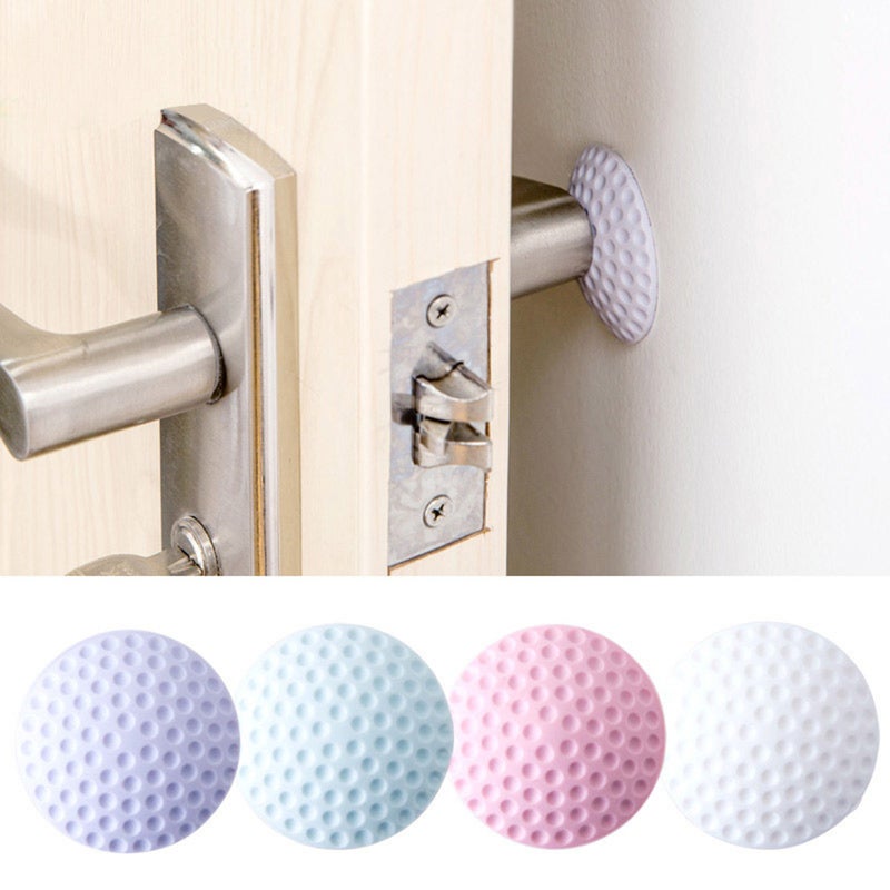 40 PCS Thickening Mute Door Rear Wall Shape Rubber Anti-Collision Pad Safe Door Handle Lock Wall Sticker (Mixed Color) - Image 4