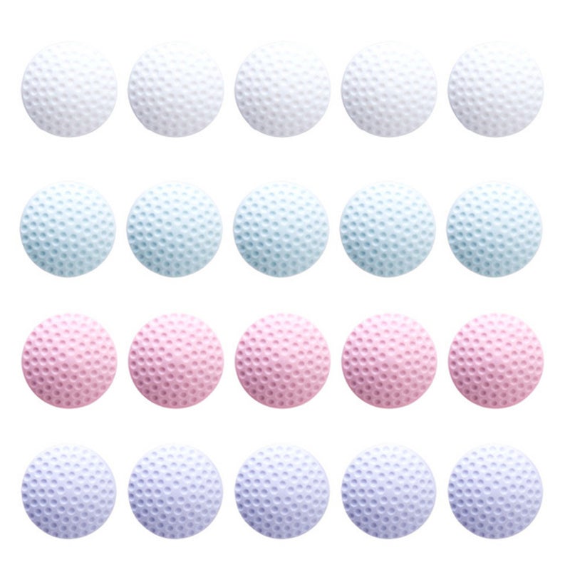 40 PCS Thickening Mute Door Rear Wall Shape Rubber Anti-Collision Pad Safe Door Handle Lock Wall Sticker (Mixed Color) - Image 2