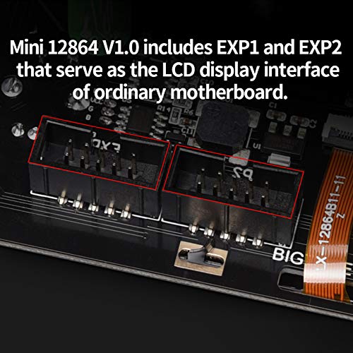 BIGTREETECH Mini12864 V2.0 LCD Graphic Smart Display Control Board with Adapter and Cable for Ender-3 VORON 2.4 Prusa-i3 3D Printer RAMPS 1.4 RepRap 3D Printer Mendel Prusa Arduino - Image 3